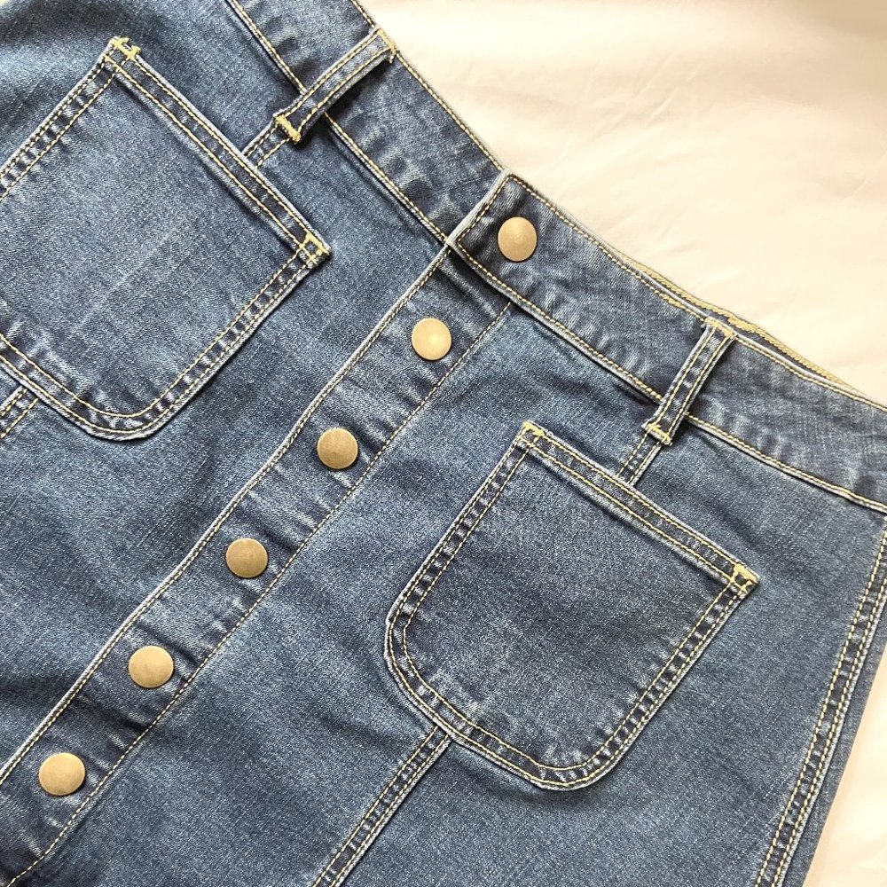 Denim Mini Skirt